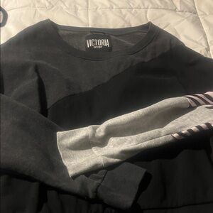 Victoria Sport Black and Gray Sweatshirt